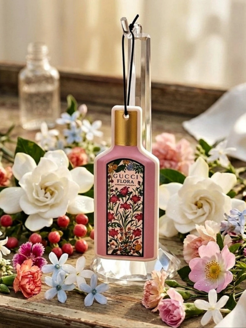 Gucci Flora Floral Pink Car Freshener NWT
